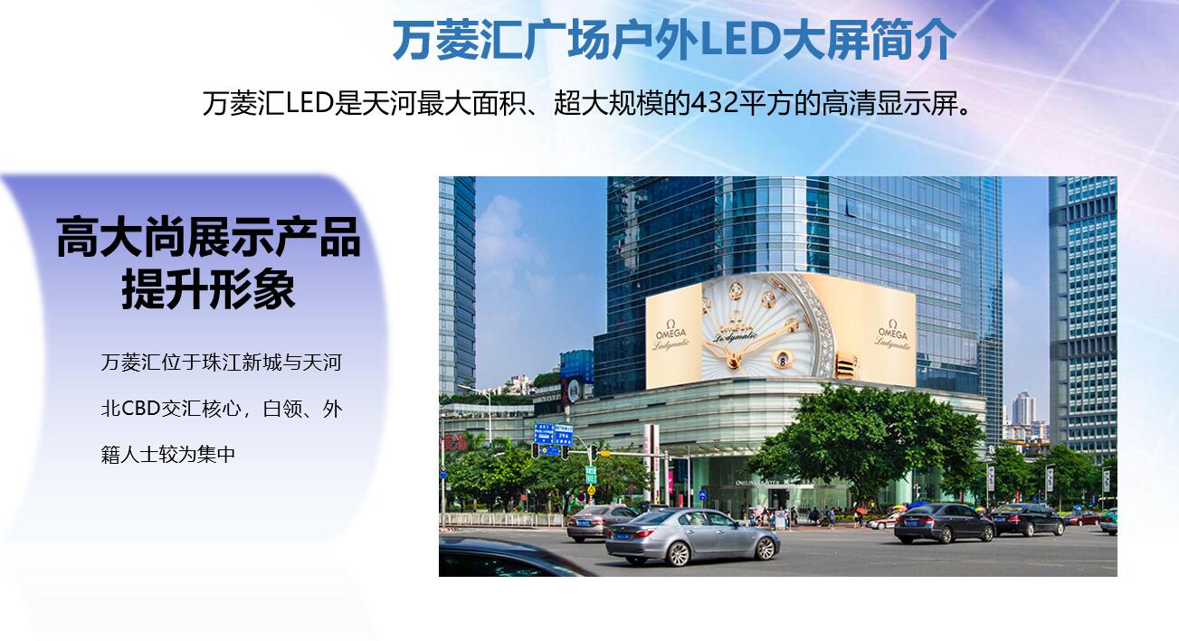 广州万菱汇户外led